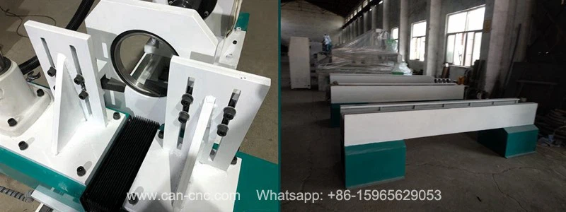 Details of cnc automatic wood turning lathe for stair handrails 2 Details of cnc automatic wood turning lathe for stair handrails 2