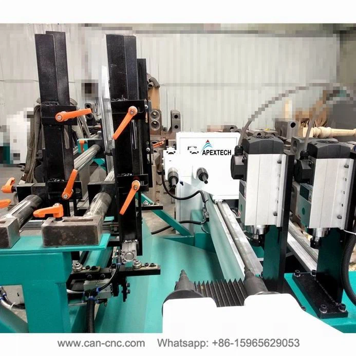 2 axis automtic cnc wood lathe (2)