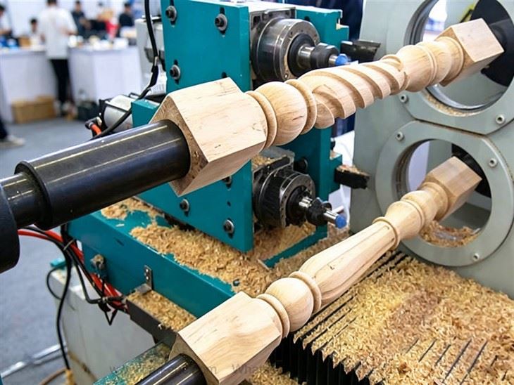 Qualified CNC Wood Lathe carving function